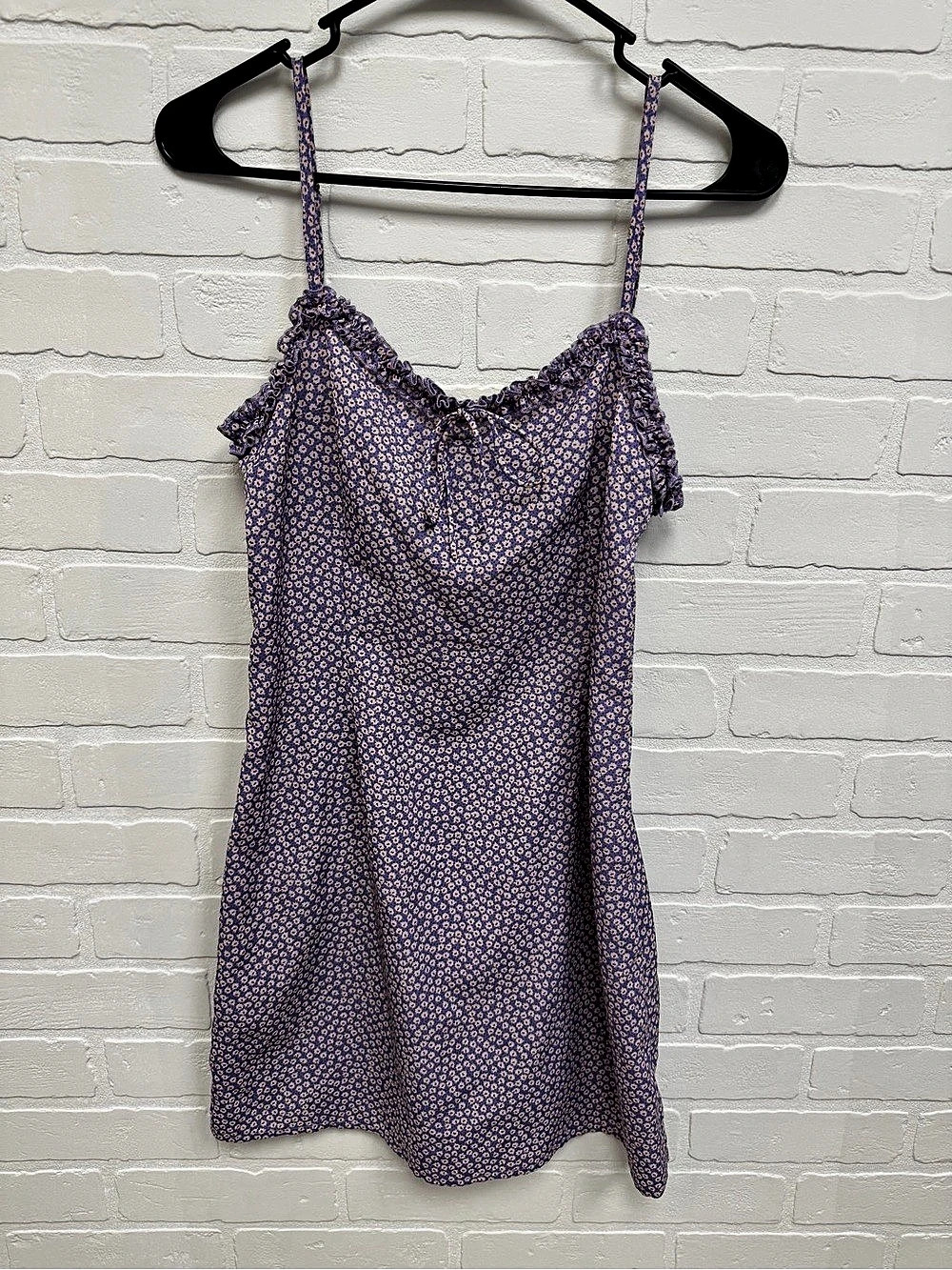 Princess Polly Floral Mini Dress in Purple & White Size Small